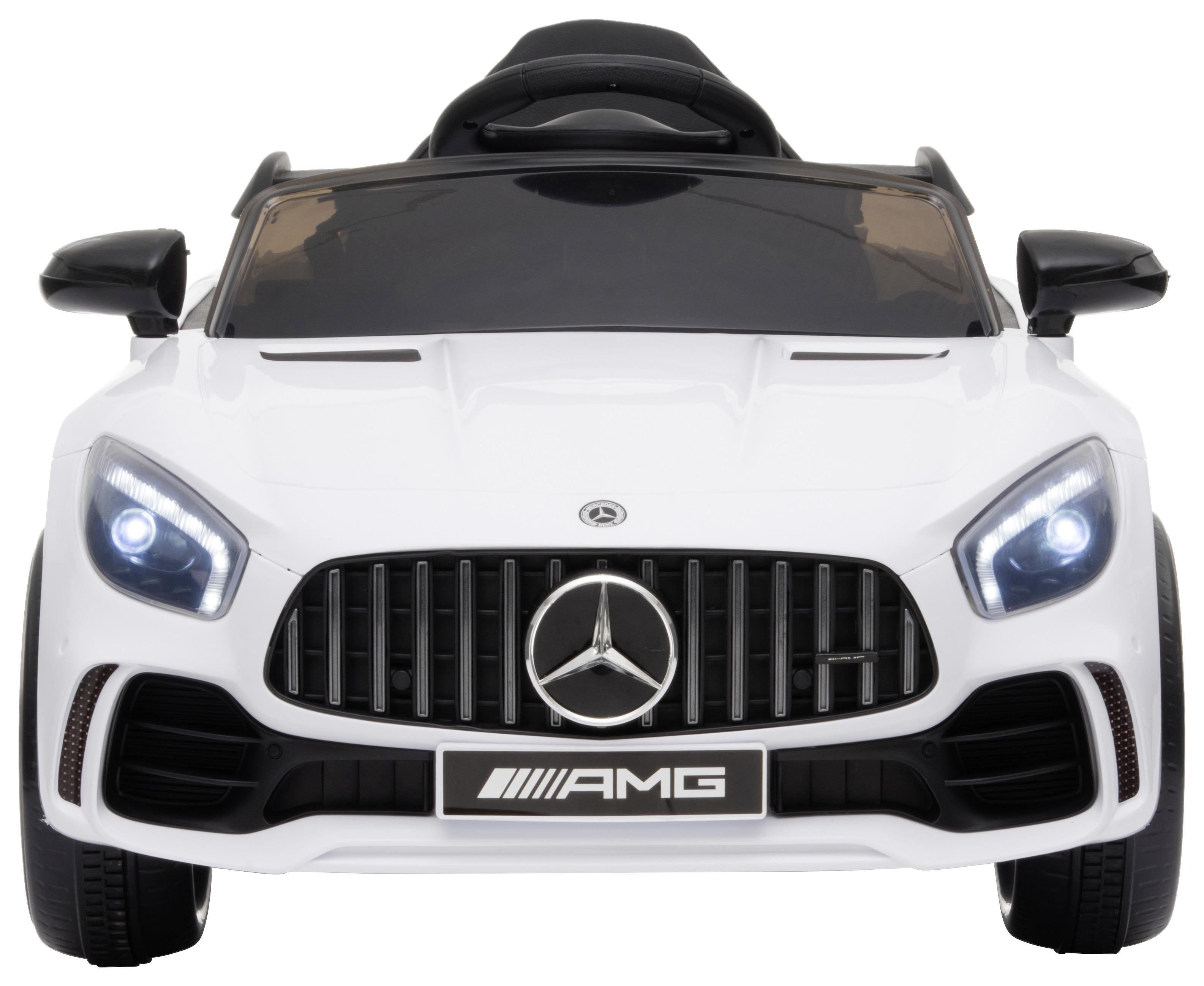 Mașină cu telecomandă Mercedes - alb, Modern, plastic/metal (98,50/55/41cm) - Modern Living