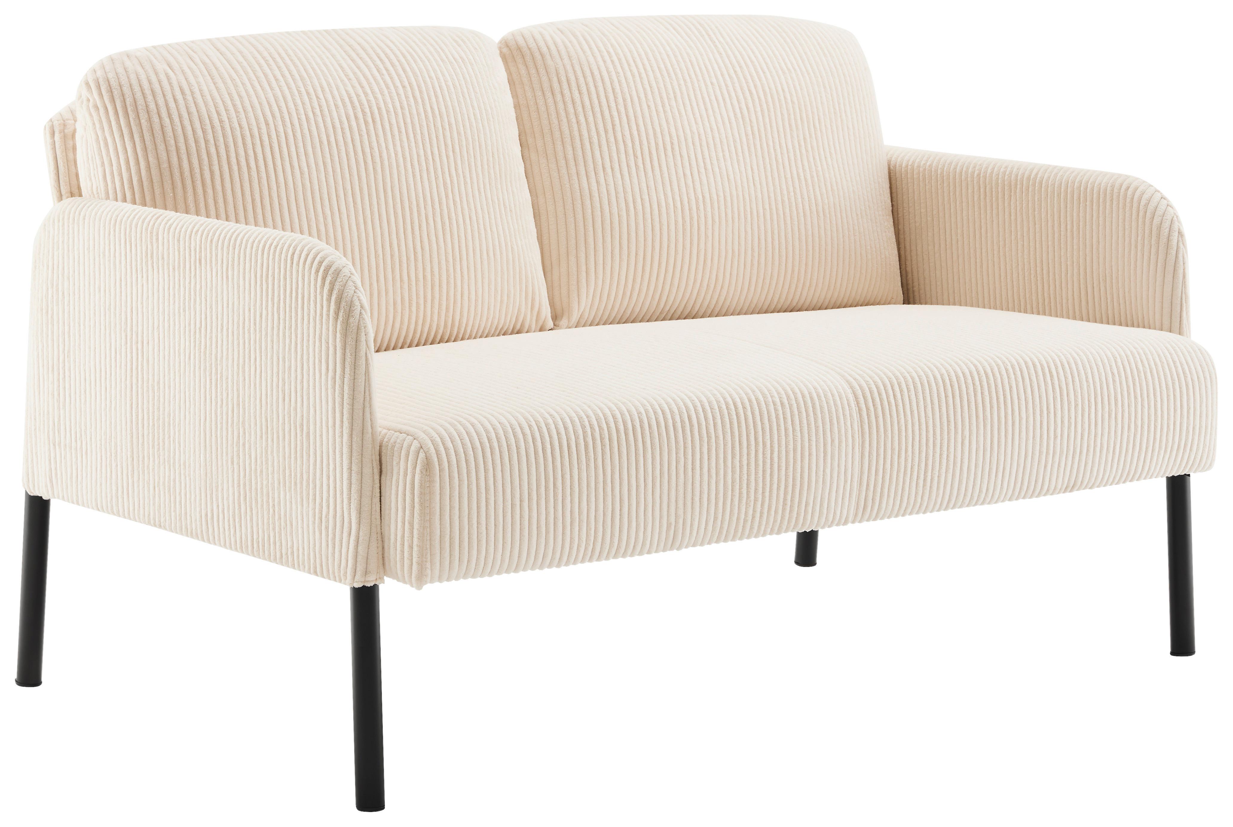 Dvosed Miami -Based-, Bež - črna/bež, Moderno, kovina/tekstil (120/73,5/77cm) - Based