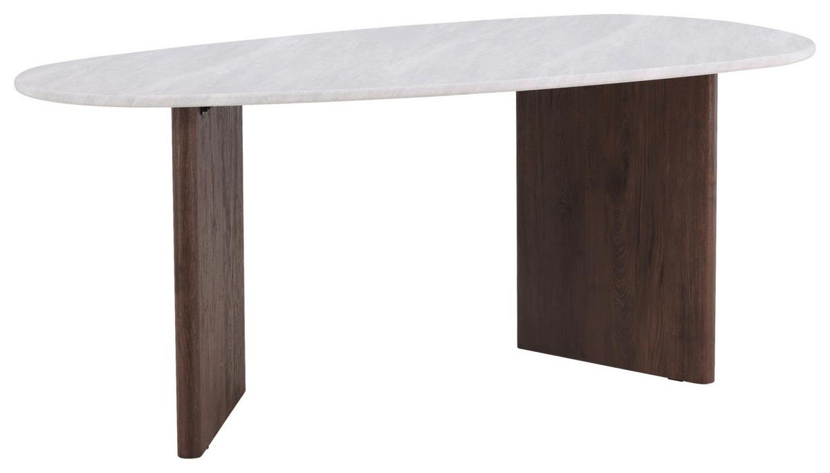 ESSTISCH GRÖNVIK - Hellgrau/Mokka, Design, Holzwerkstoff (180/90/75cm) - Livetastic