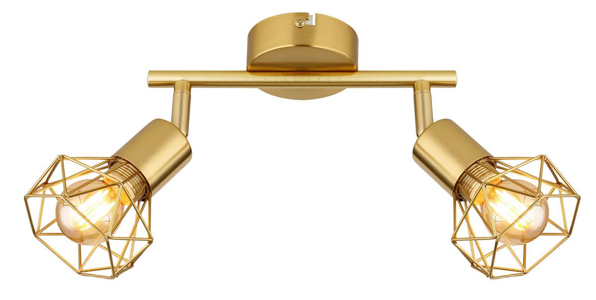 STRAHLER 54802GB-2 - Goldfarben, Design, Metall (22/8/19cm) - Globo