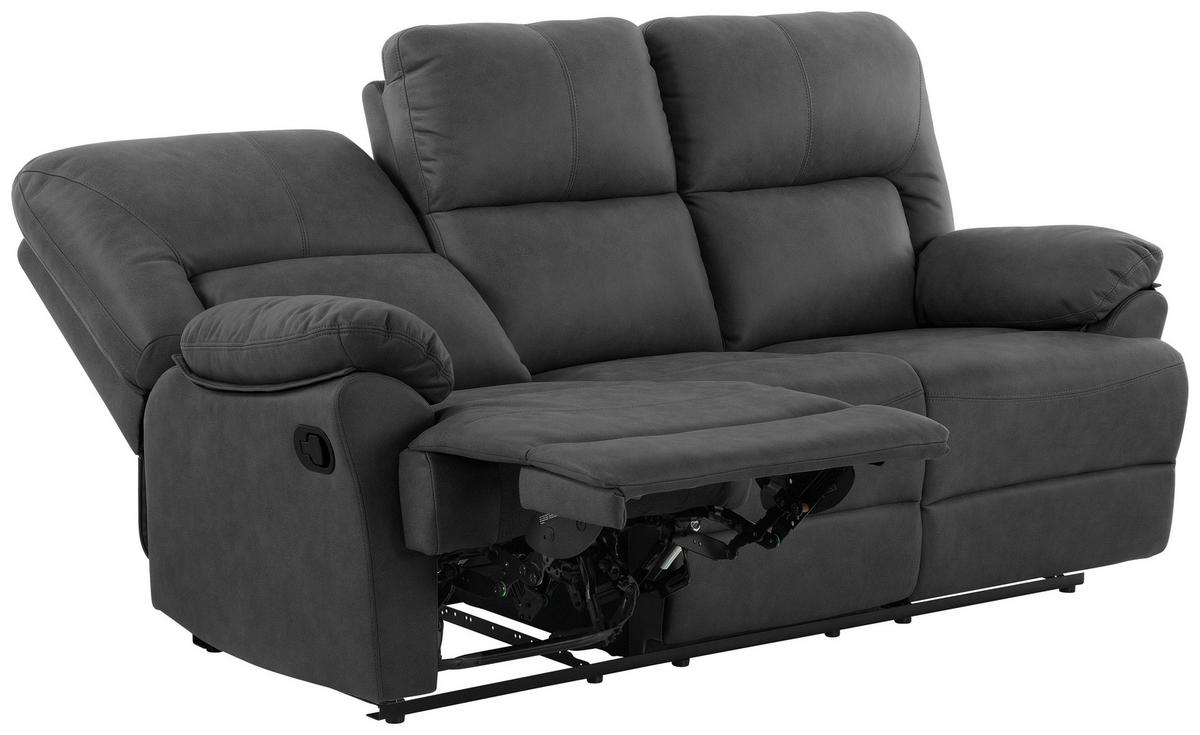 Zofa Clara, Siva - siva/črna, Basics, kovina/tekstil (200/99,5/94cm) - Livetastic