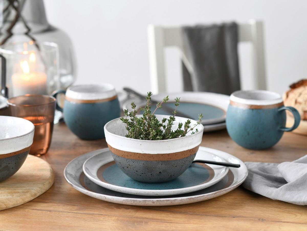 Kombinirani Servis Fjord Bunt, 8-Delni - večbarvno, Moderno, keramika - Creatable