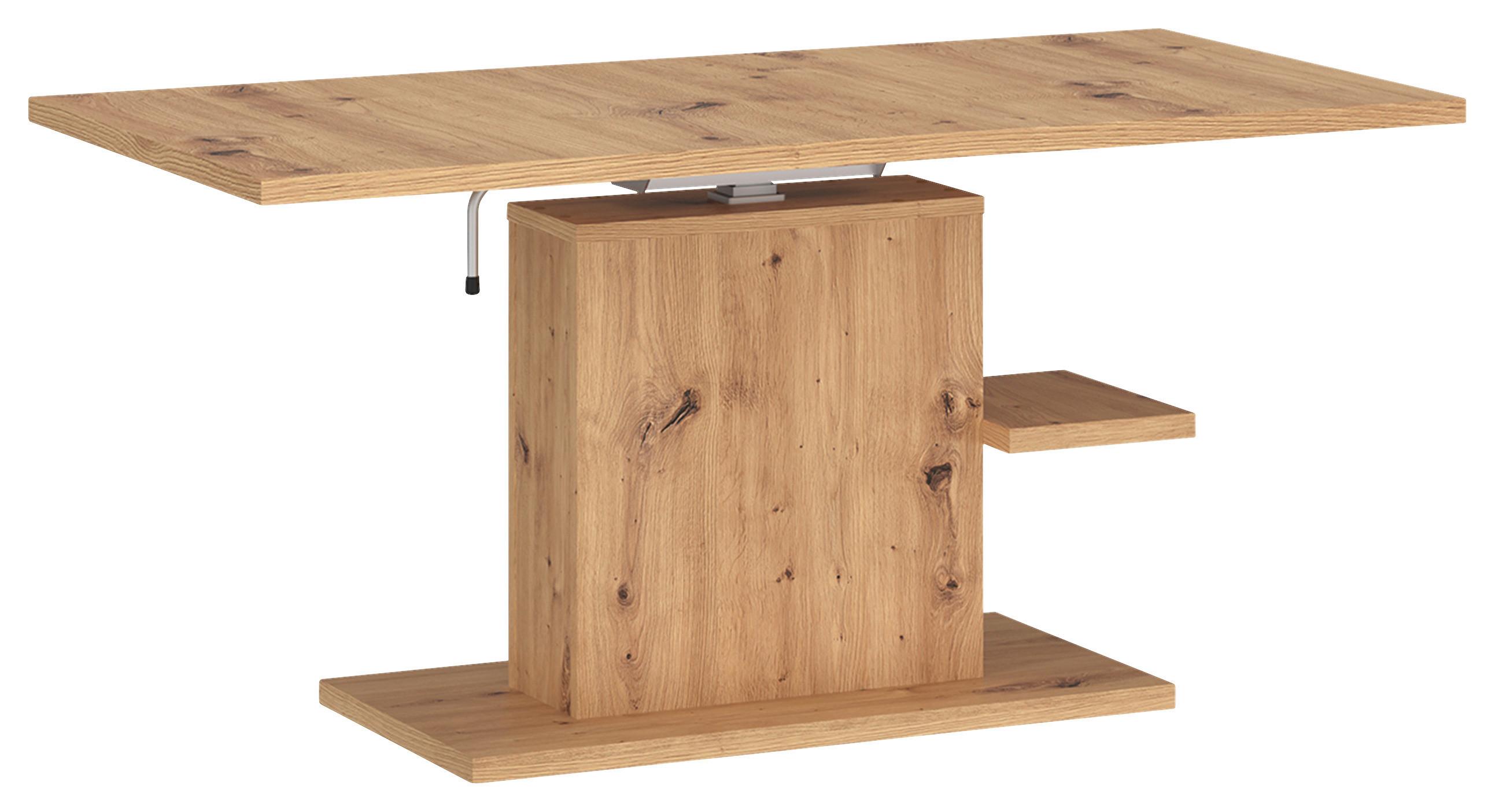 Stolić Cortado - hrast Artisan, Moderno, drvni materijal (110-150/54,6-74,2/65cm) - Modern Living