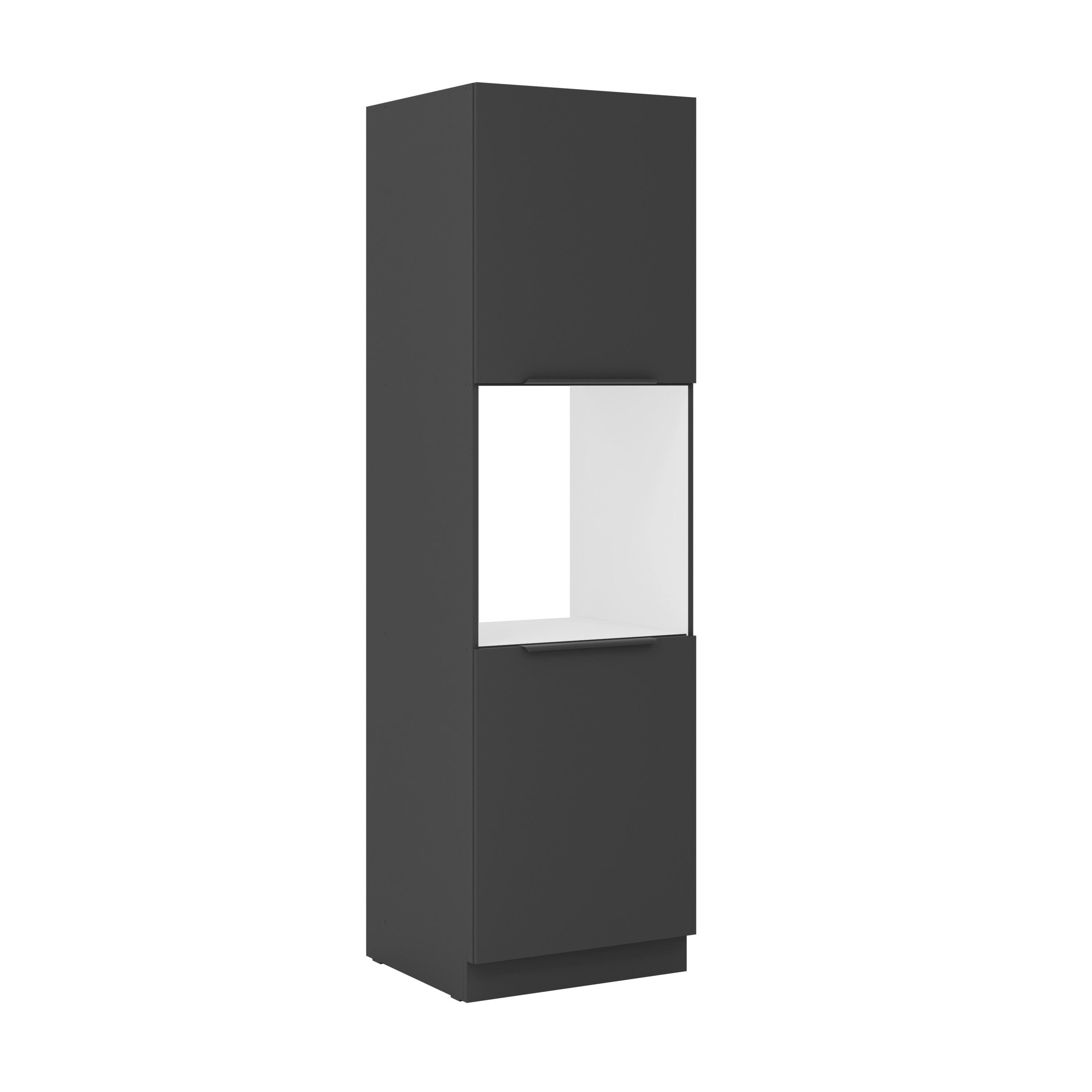 Element Za Ugradni Šporet Siena - crna, Moderno, metal/pločasti materijal (60/210/57cm) - Modern Living