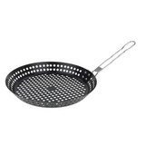 Grillpfanne Till Schwarz - Silberfarben/Schwarz, Metall (24,5cm)