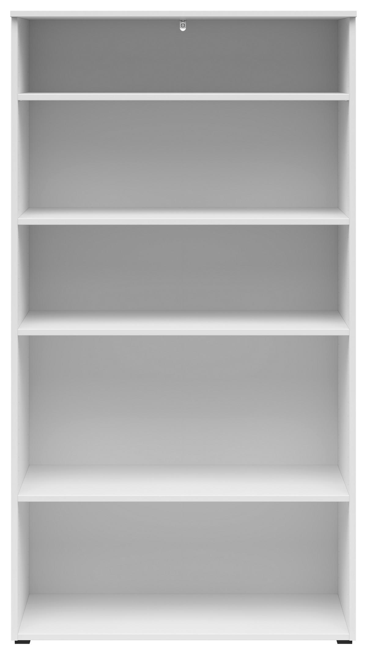 Regal Multistauraum Weiss - Weiss/Anthrazit, Modern, Holzwerkstoff/Kunststoff (80/147/40cm) - Premium Living