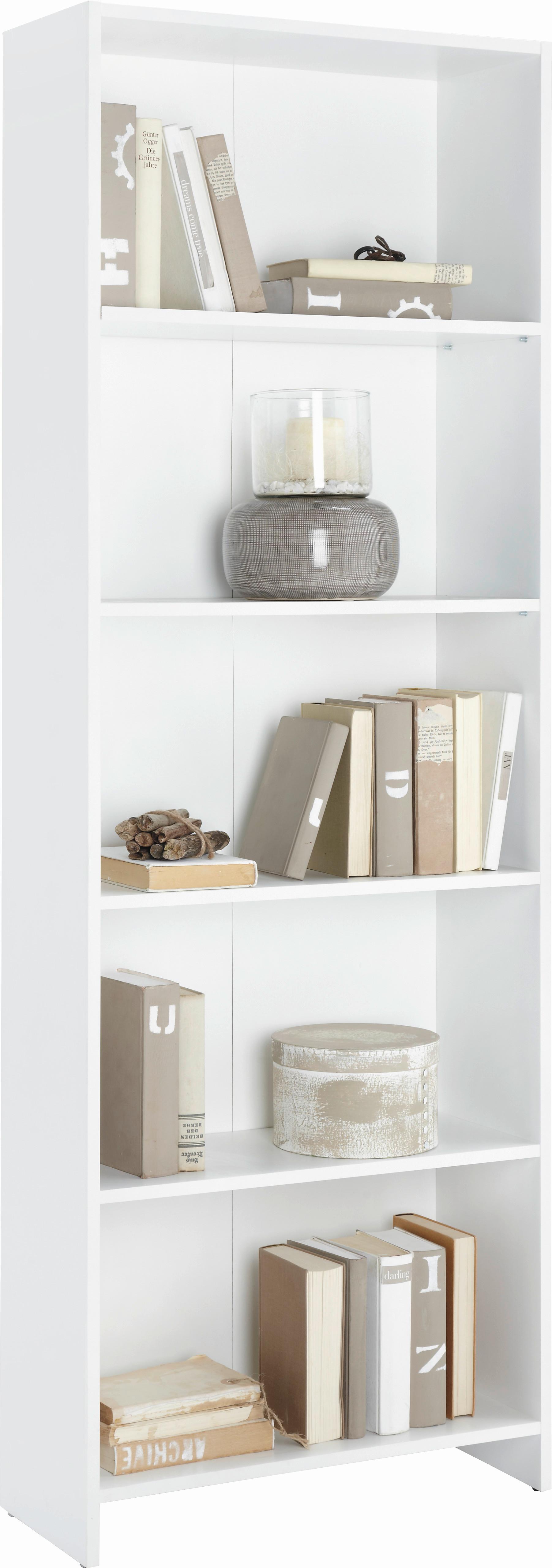 REGAŁ BOBBY   -TOP- -PV- - biały, Design, materiał drewnopochodny (60/175/24cm) - Livetastic