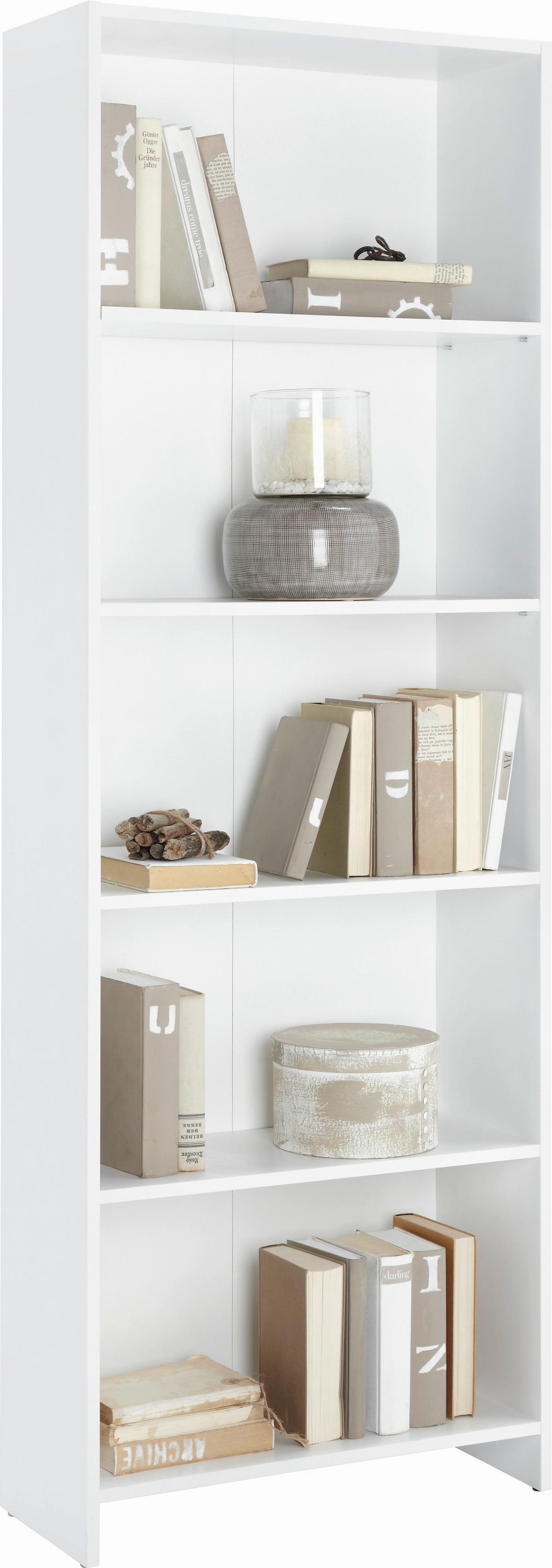 REGAŁ BOBBY   -TOP- -PV- - biały, Design, materiał drewnopochodny (60/175/24cm) - Livetastic