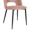 STOL ZOE - svart/rosa, Lifestyle, metall/textil (51/82/57cm) - Mömax