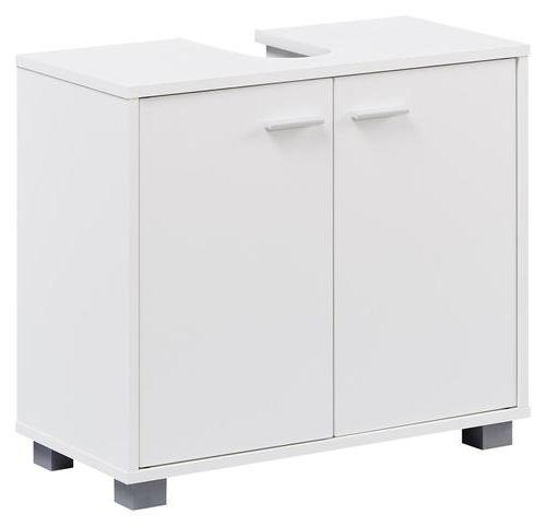 Omarica Za Pod Umivalnik Wl1.344 - bela/barve aluminija, Basics, kovina/umetna masa (60/55/30cm) - MID.YOU
