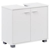 Omarica Za Pod Umivalnik Wl1.344 - bela/barve aluminija, Basics, kovina/umetna masa (60/55/30cm) - MID.YOU
