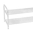 Etajeră Încălţăminte Etajeră Încălţăminte "rogger" - argintiu, Modern, metal (82/38/33cm)