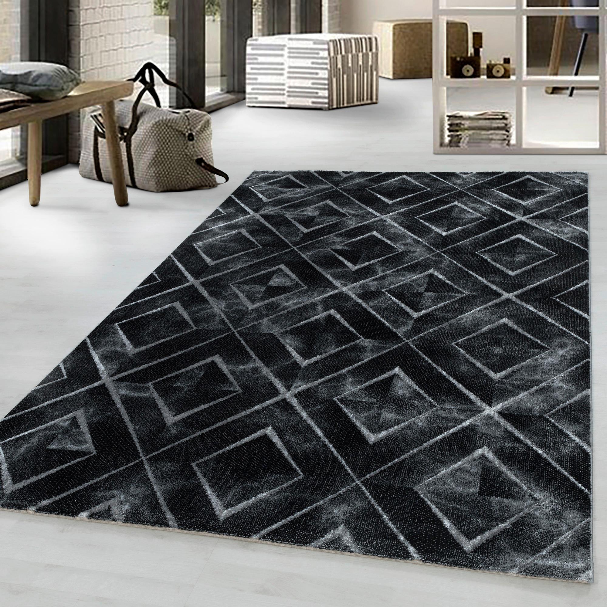 Webteppich Naxos Silberfarben ca. 240x340cm - Silberfarben, Design, Textil (240/340cm)