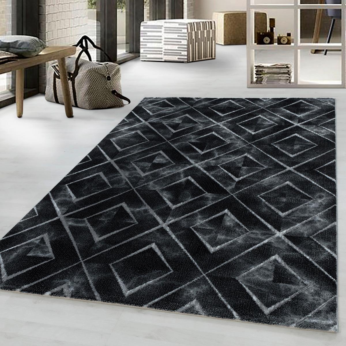 Webteppich Naxos Silberfarben ca. 240x340cm - Silberfarben, Design, Textil (240/340cm)