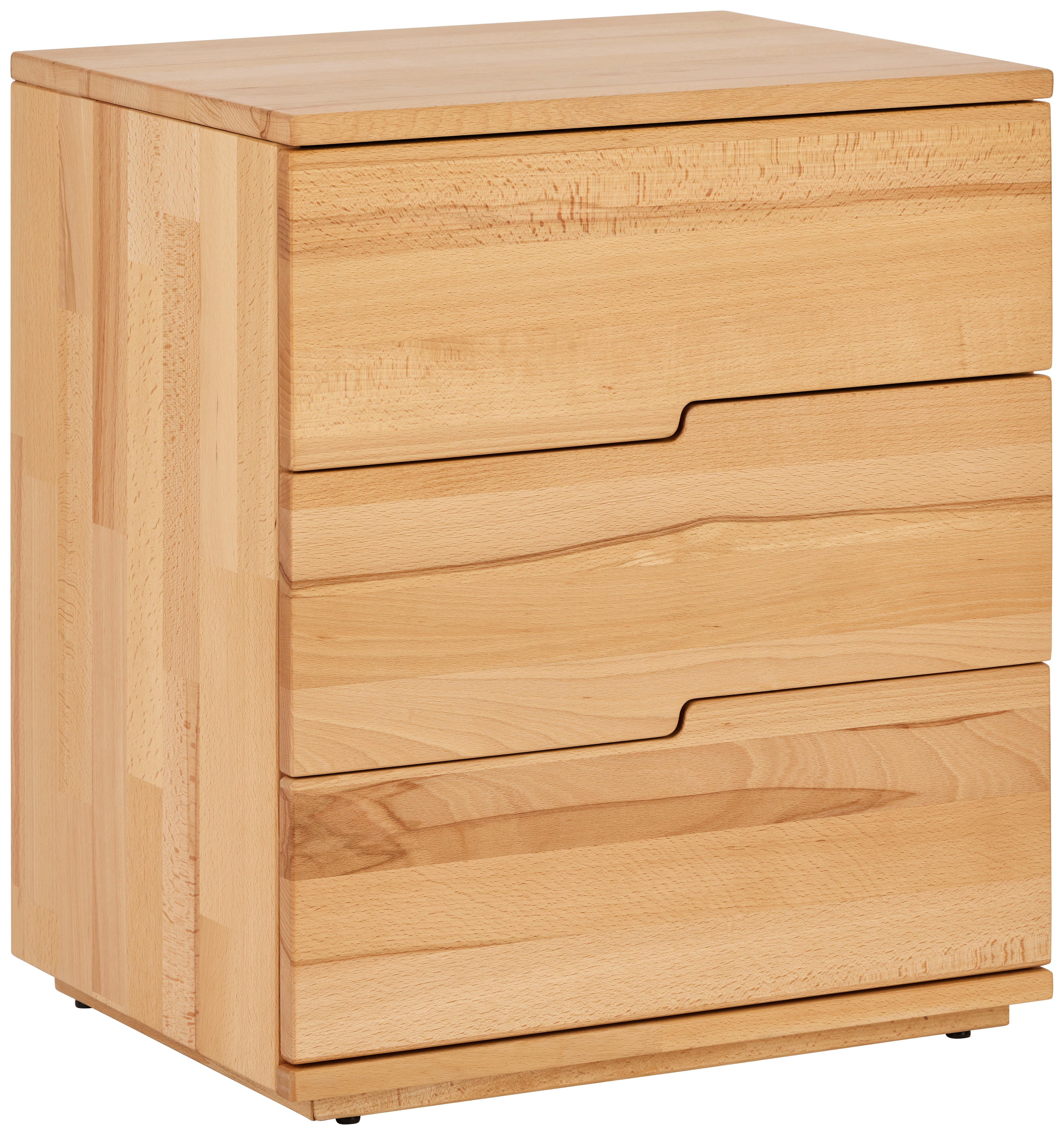 SZAFKA NOCNA INN - Natur, drewno (50/60/40cm) - MID.YOU
