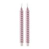 Stabkerze Twist Lila - Lila, KONVENTIONELL (2/25cm) - Modern Living