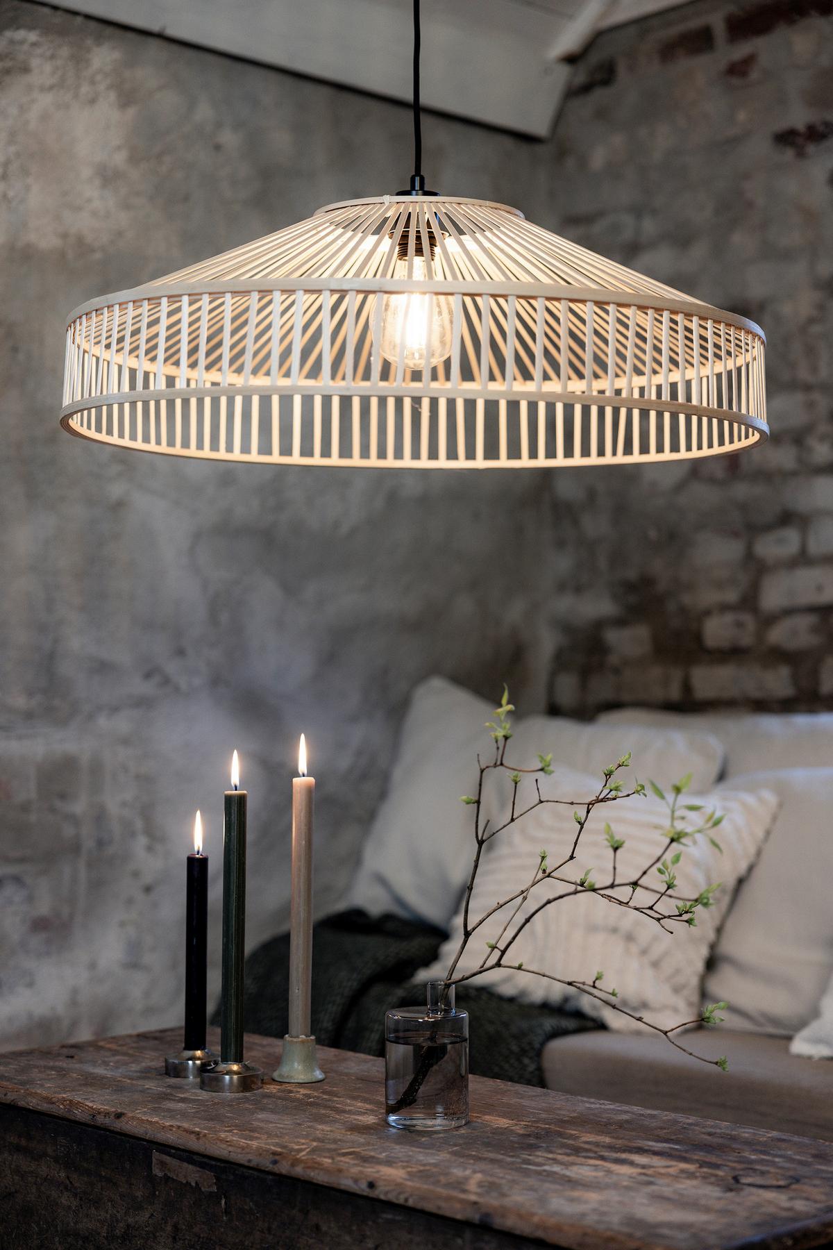 Pendelleuchte Tapa max. 40 Watt - Naturfarben, Basics (70/70/23cm) - Markslöjd