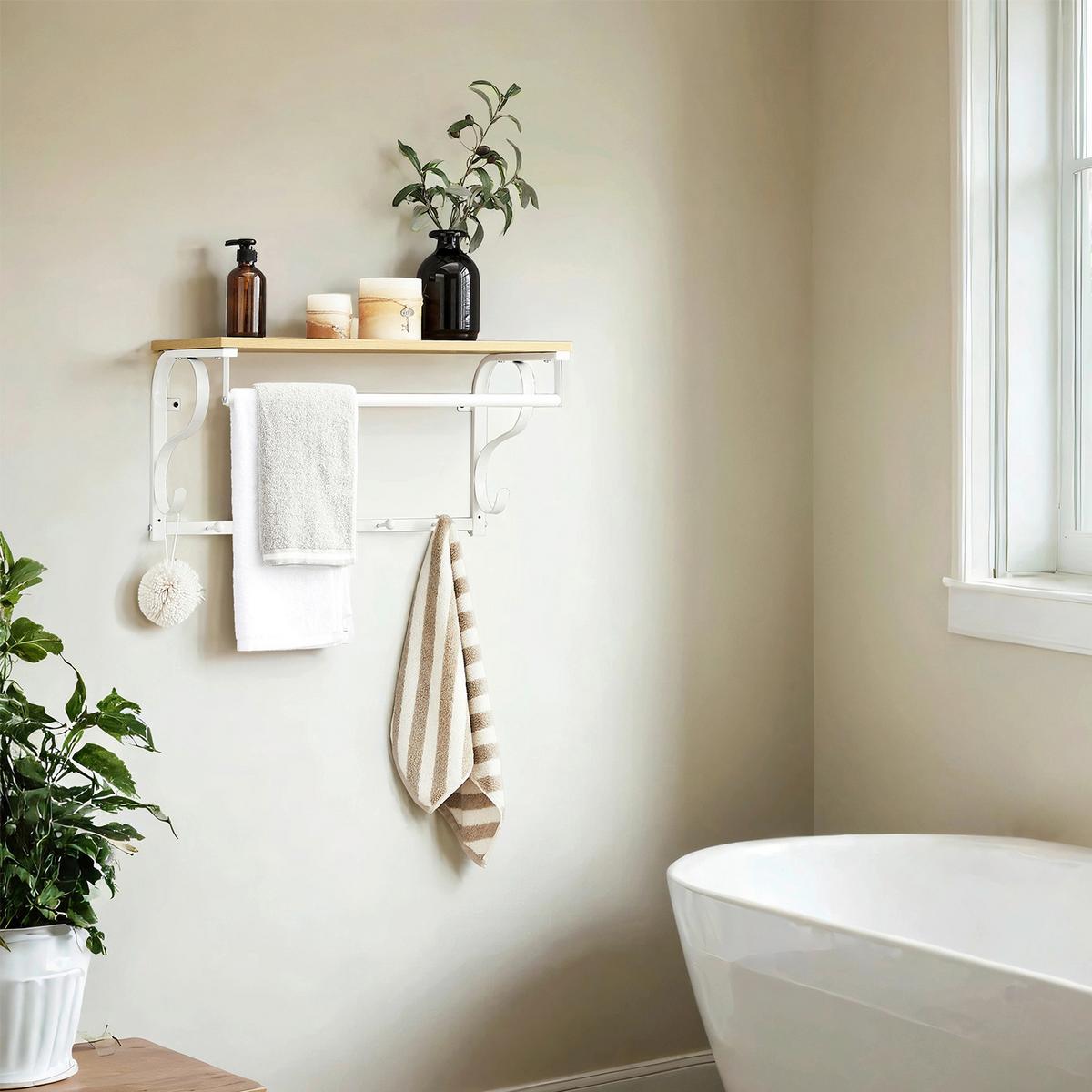 GARDEROBE COAT RACK - Eichefarben/Weiß, MODERN, Holzwerkstoff (60/31,7/30cm) - MID.YOU