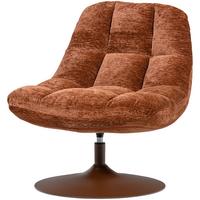 SESSEL Elvi Rostfarben B: 73cm - Rostfarben/Braun, Design, Textil/Metall (73/81/84cm) - Livetastic