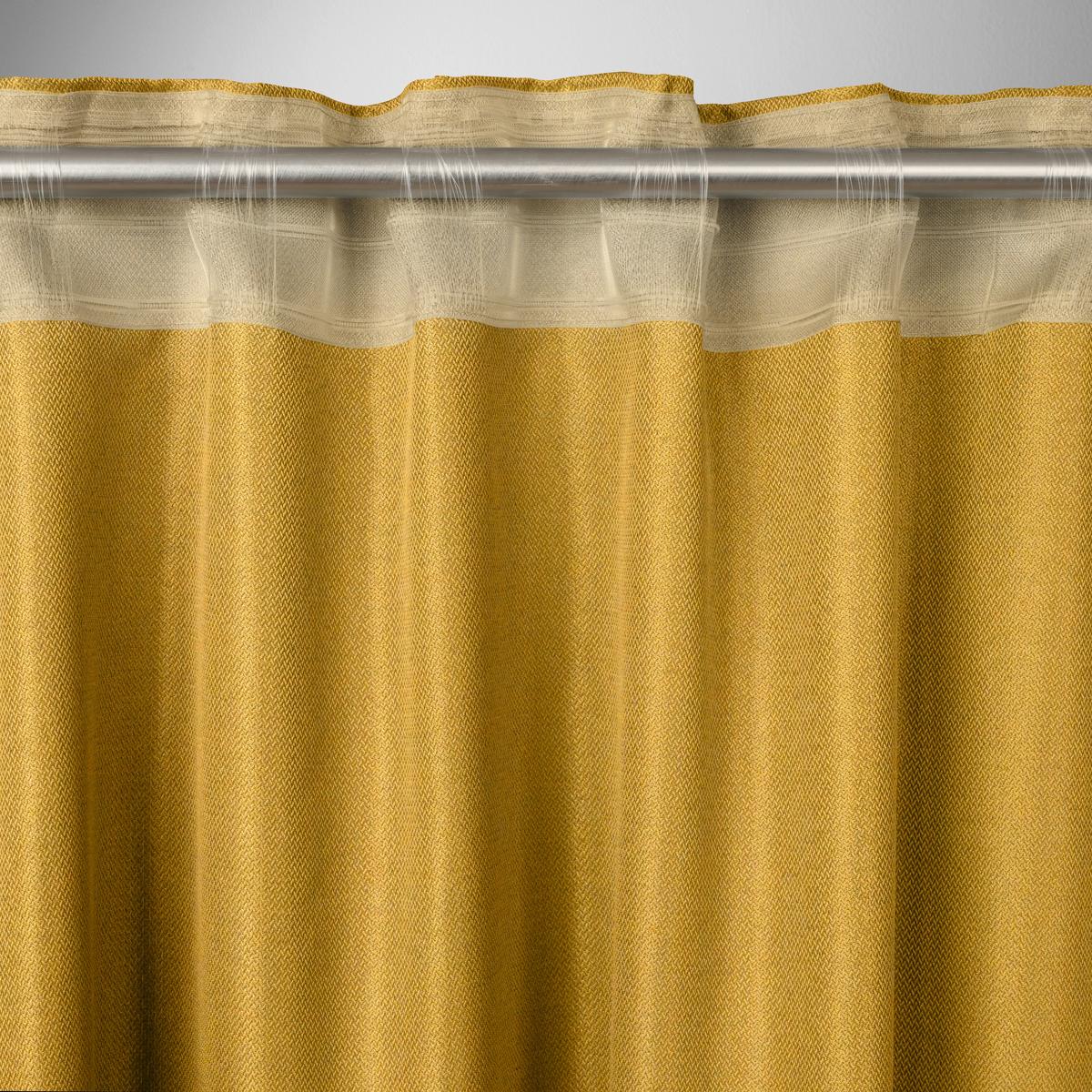 Fertigvorhang Andi ca. 140x245cm, 2 Stück - Gelb, Konventionell, Textil (140/245cm) - Modern Living