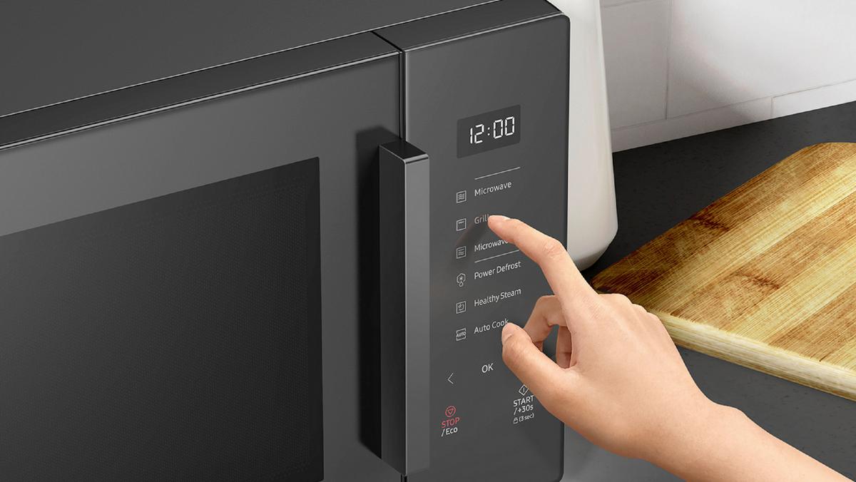 KUCHENKA MIKROFALOWA MG2GT5018GC/EG - antracytowy, Trend, metal/ceramika (48,9/27,5/38,1cm) - Samsung