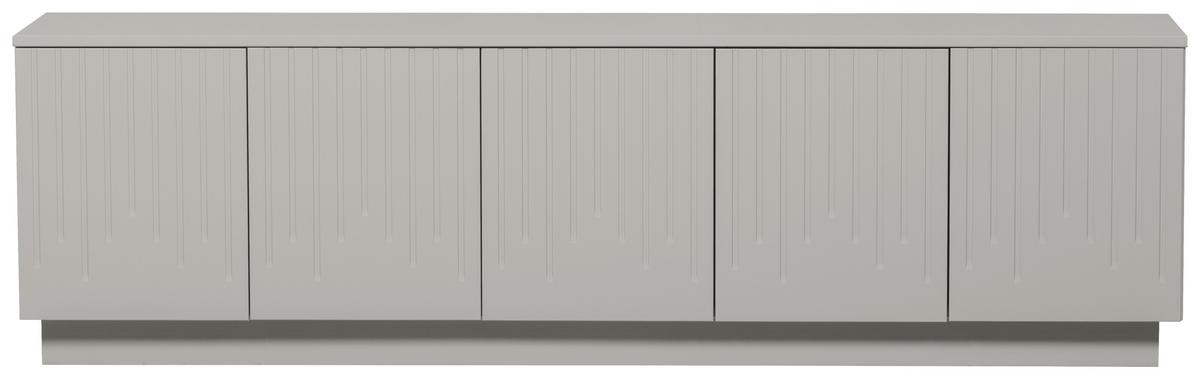 Lowboard Pencil Hellgrau - Hellgrau, Design, Holz (180/52/40cm) - Livetastic