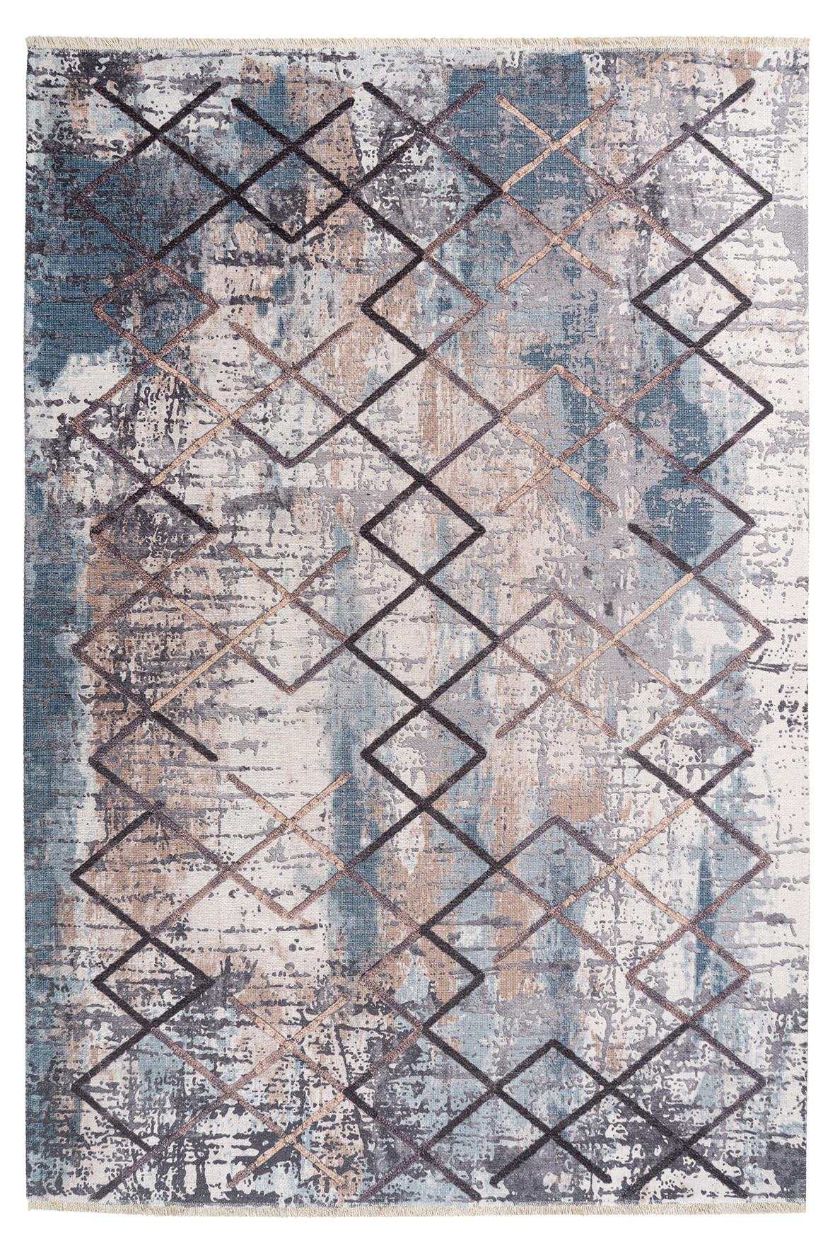 Flachwebeteppich My Valencia Multicolor ca. 200x290cm - Multicolor, Design, Textil (200/290cm) - Obsession