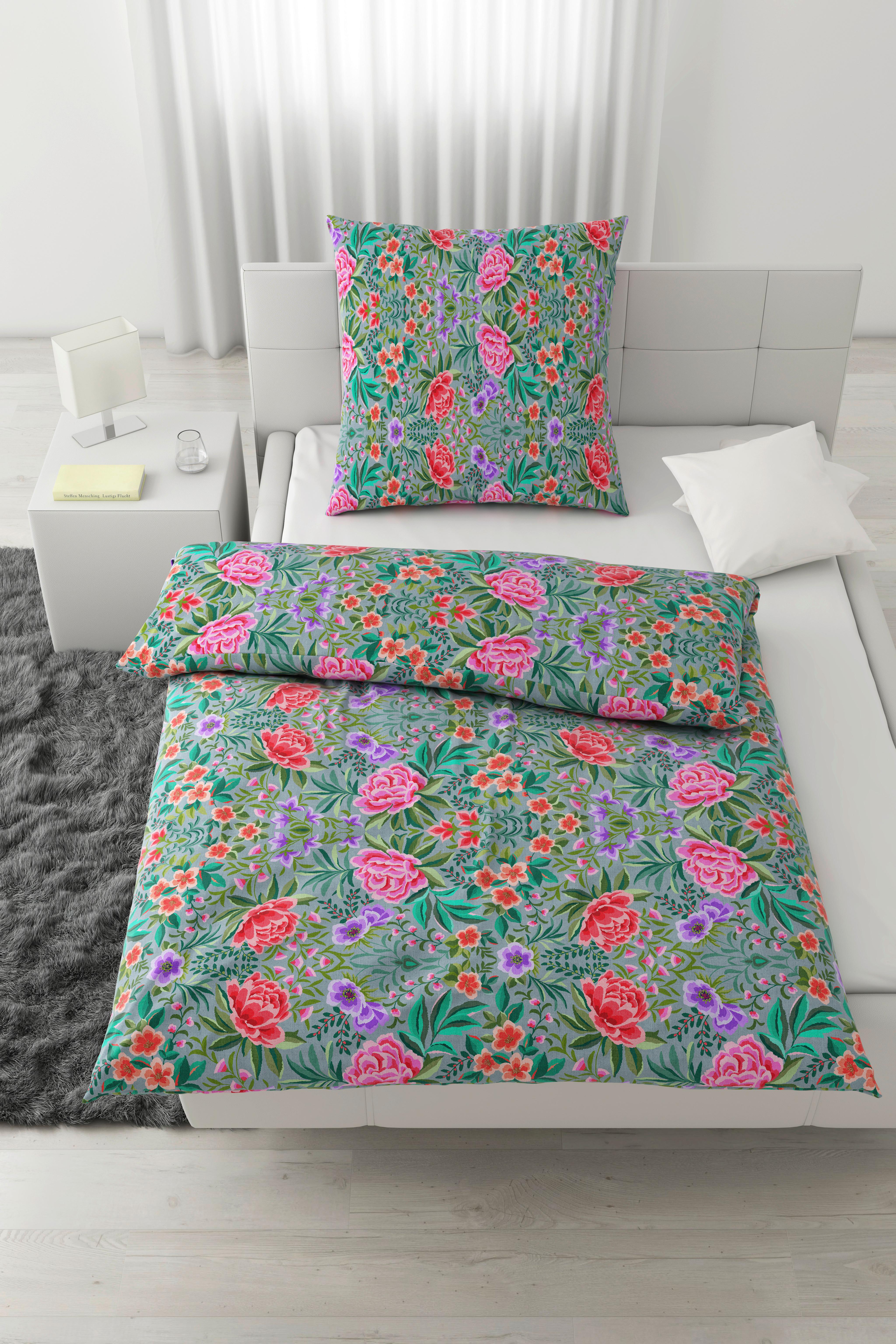 Bettwäsche Vivien Multicolor ca. 135x200cm - Multicolor, ROMANTIK / LANDHAUS, Textil (135/200cm) - Mömax