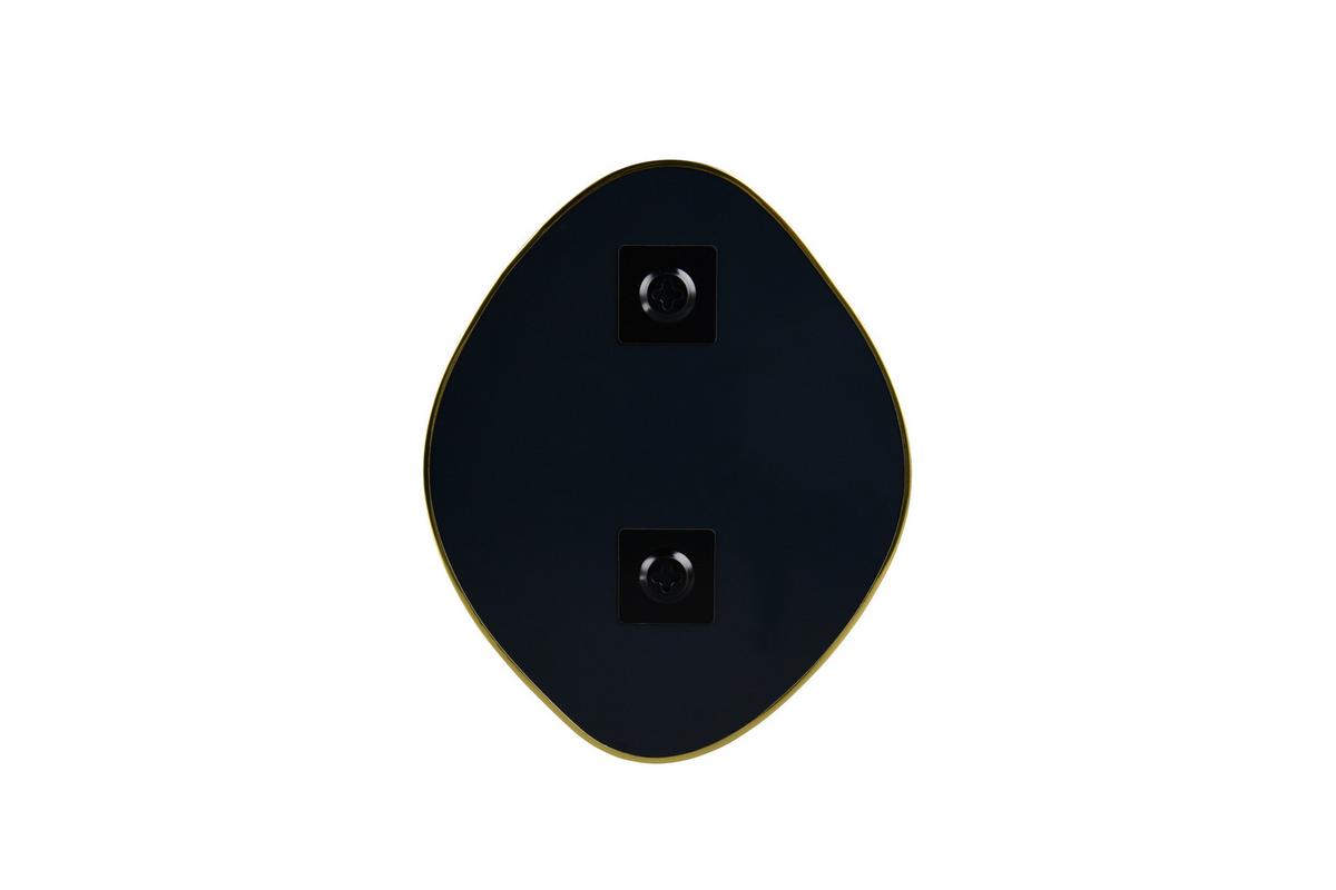 ZESTAW LUSTER VIOLA - kolor złoty, Modern, metal/szkło (28/22/0,4cm)