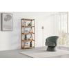 ÉTAGÈRE KAVOK -EXKLUSIV- - couleur frêne/couleur naturelle, Natur, matériau en bois/bois (80/170/35cm) - Premium Living