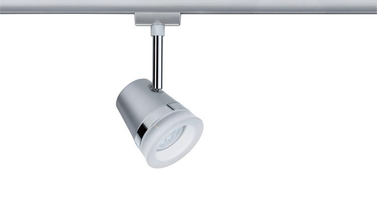 Schienensystem-Strahler Spot Cone max. 10 Watt - Chromfarben, Design, Metall (18/9cm) - Paulmann