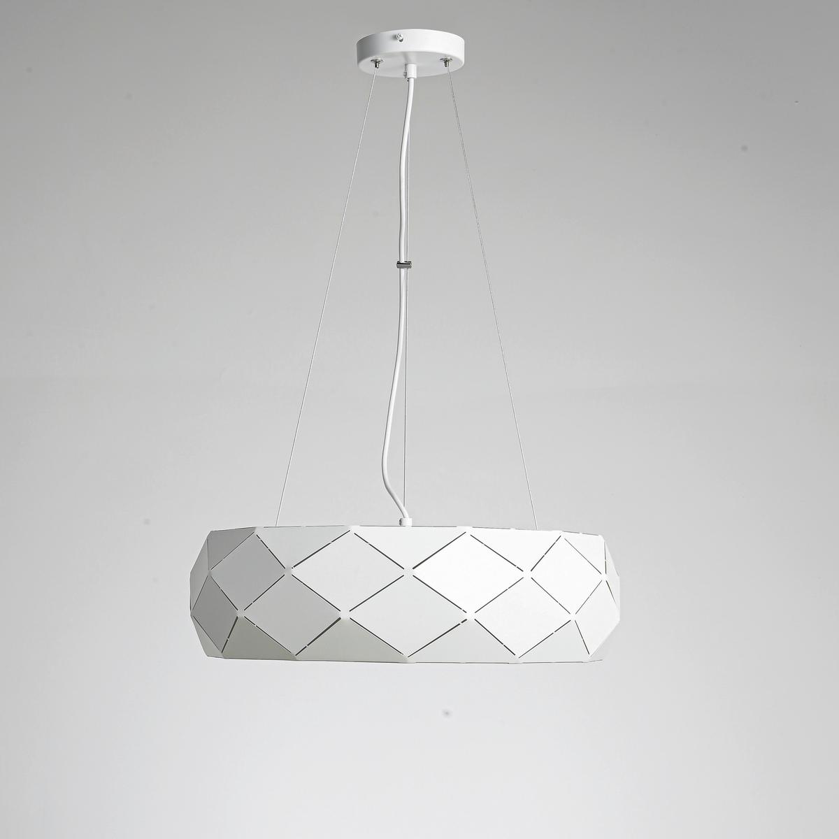 Hängeleuchte Lp-8069/1p Reus - Weiss, Design, Metall (120/47/47cm)