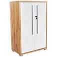 Pisarniška Omara Kraft - hrast/bela, Moderno, leseni material (75/113/35cm) - Mömax modern living