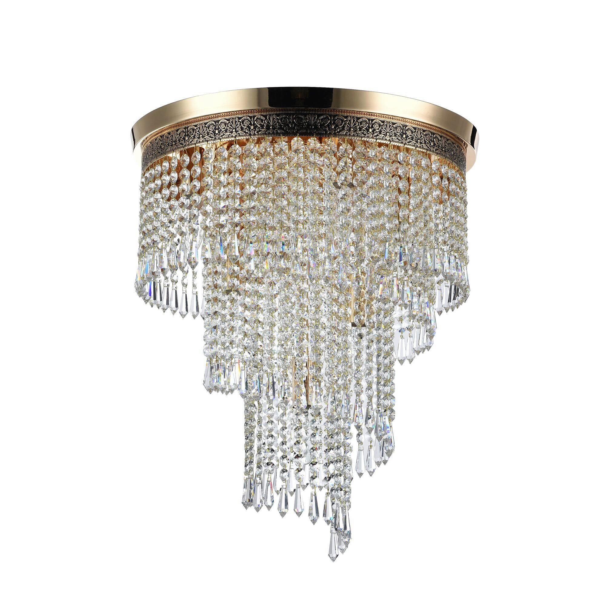 Kronleuchter Cascade - Goldfarben, Trend, Metall (42/47.5cm) - MAYTONI