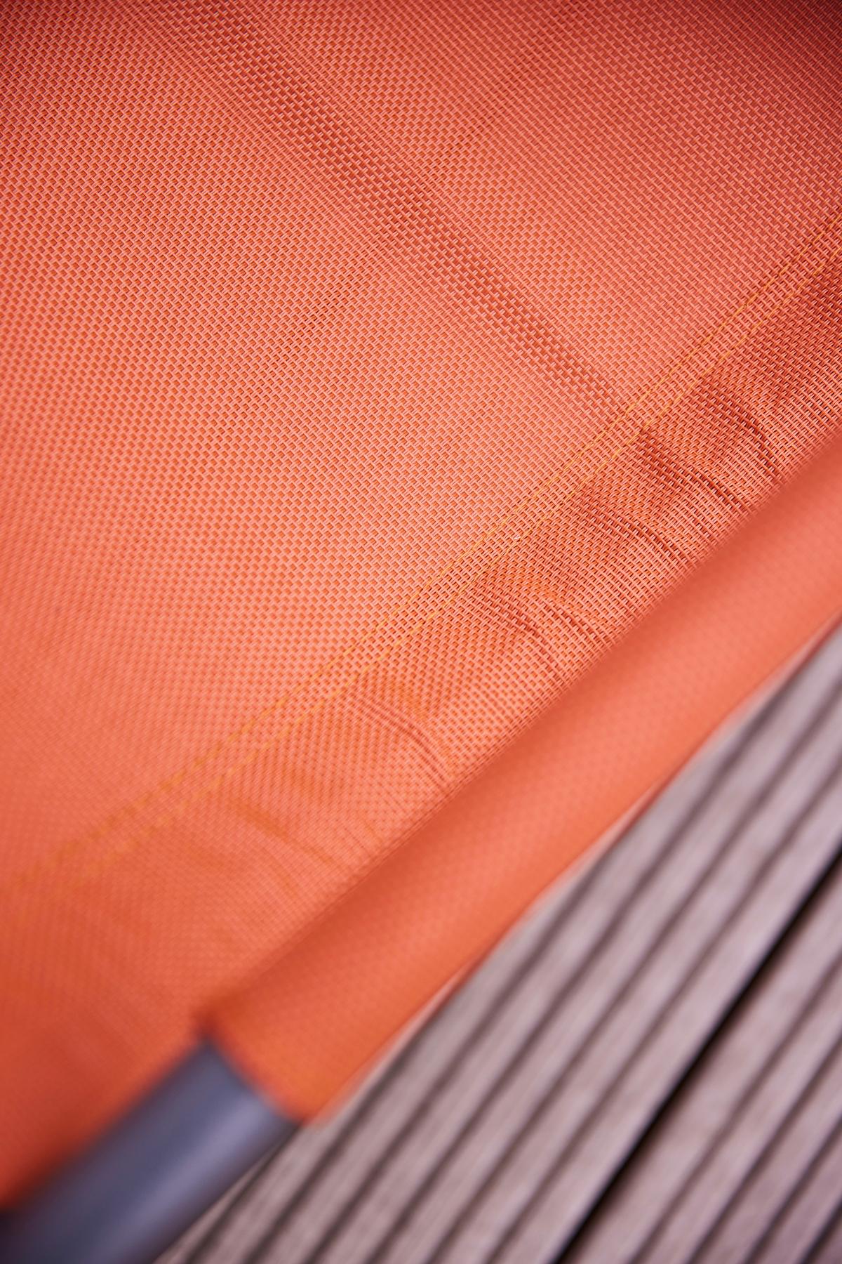 Sienna Garden Relaxliege ca.57x81x143cm Orange - Orange, KONVENTIONELL, Textil/Metall (57/81/143cm) - Siena Garden