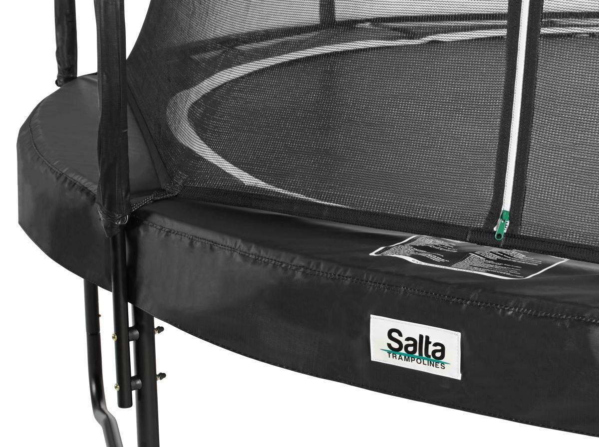 TRAMPOLIN Salta Premium Black Ø 305cm - KONVENTIONELL, Kunststoff/Metall (305cm) - Salta