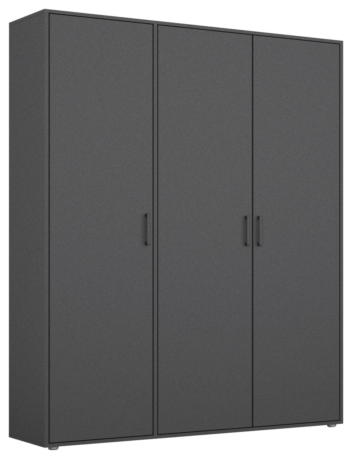 DULAP  USI ROTATIVE VOYAGER - gri, Modern, material pe bază de lemn (140/194/53cm) - Modern Living