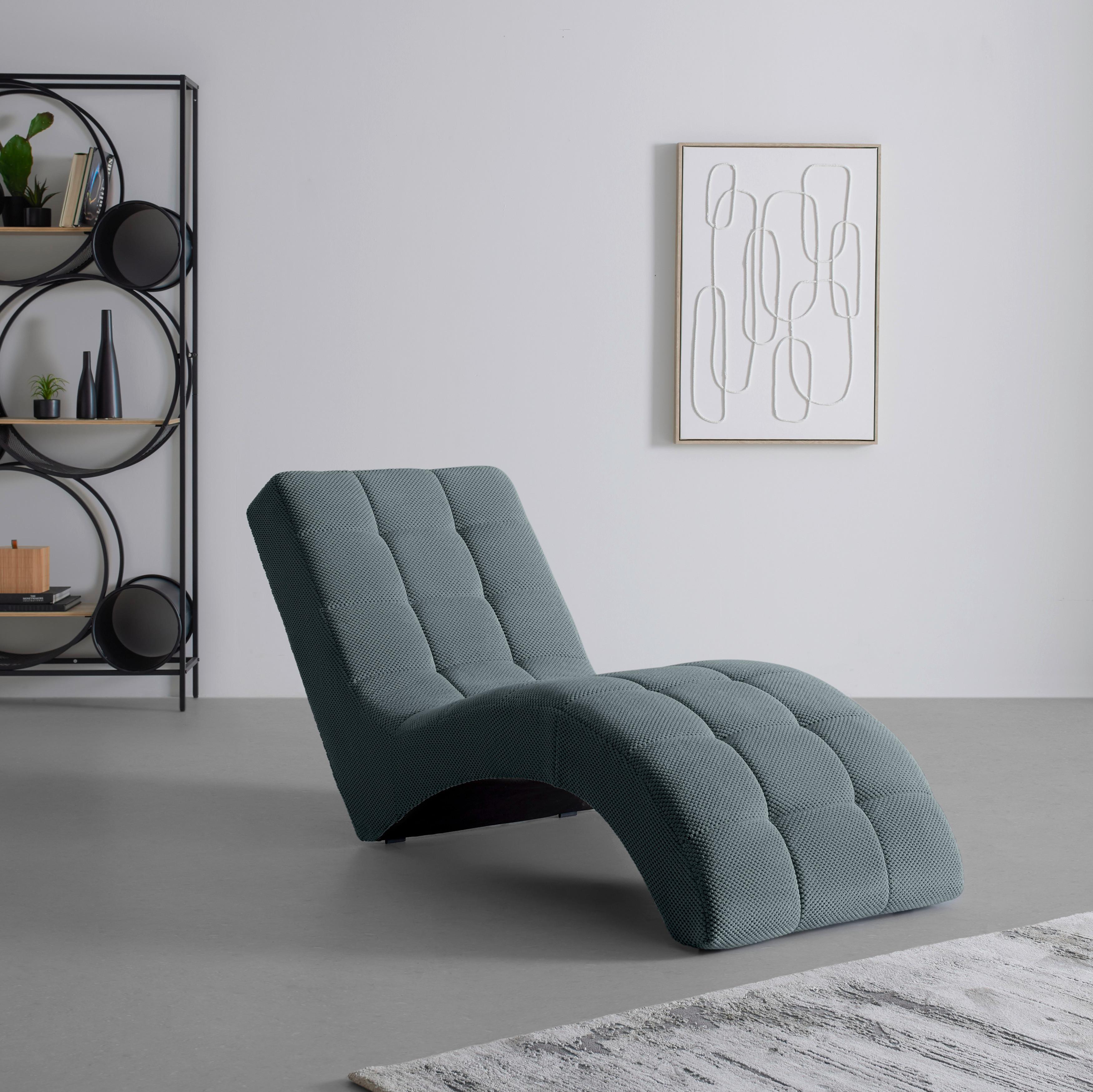 Liege Laguna Blaugrau - Blaugrau/Schwarz, MODERN, Kunststoff/Textil (68/80/167cm) - Mömax
