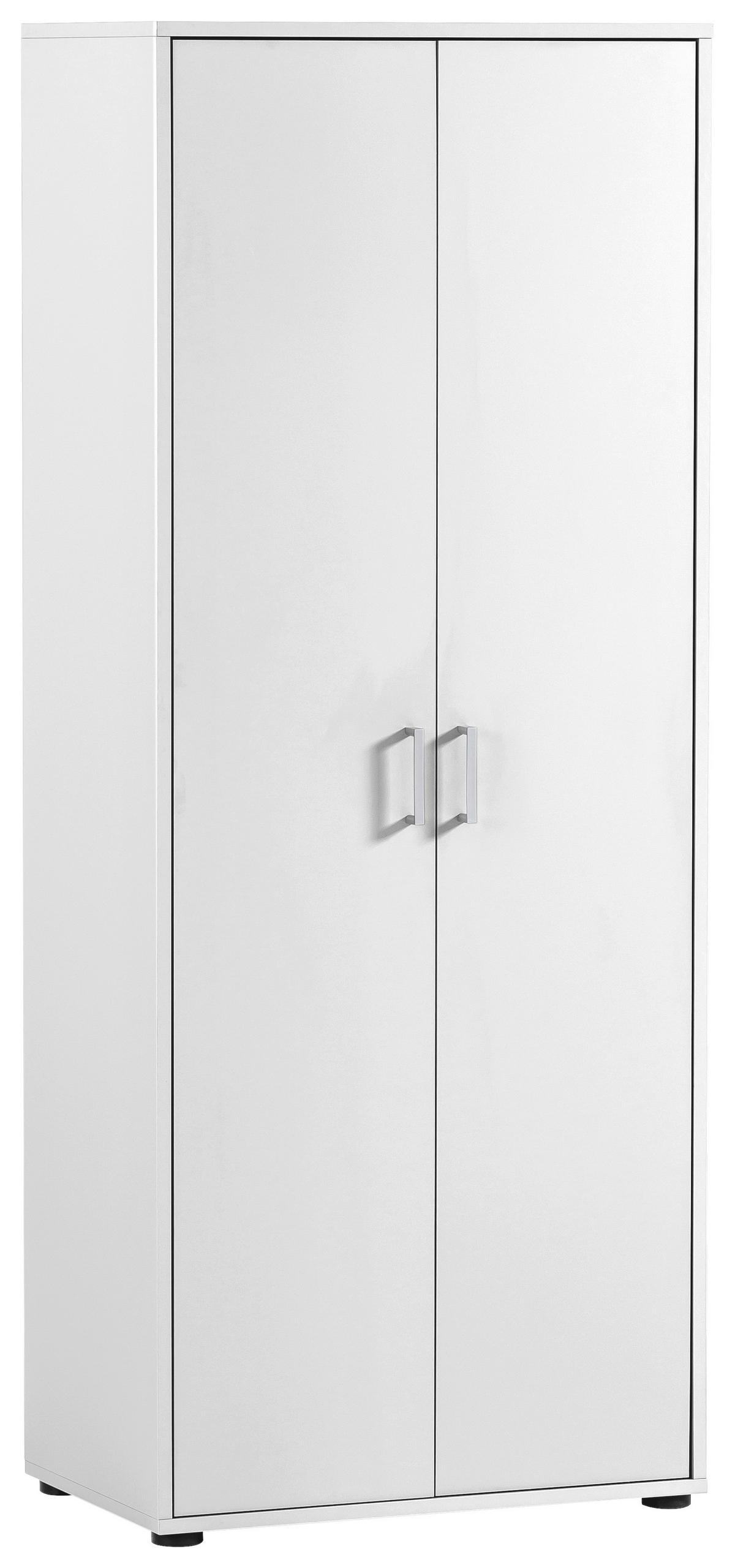 Aktenschrank Niels H650 Weiß - Weiß, MODERN, Holzwerkstoff (65,1/163,6/41cm) - MID.YOU
