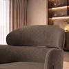 STOL MED ARMSTÖD CHLOE - brun/svart, Modern, metall/textil (62/79/59,5cm) - Bessagi Home