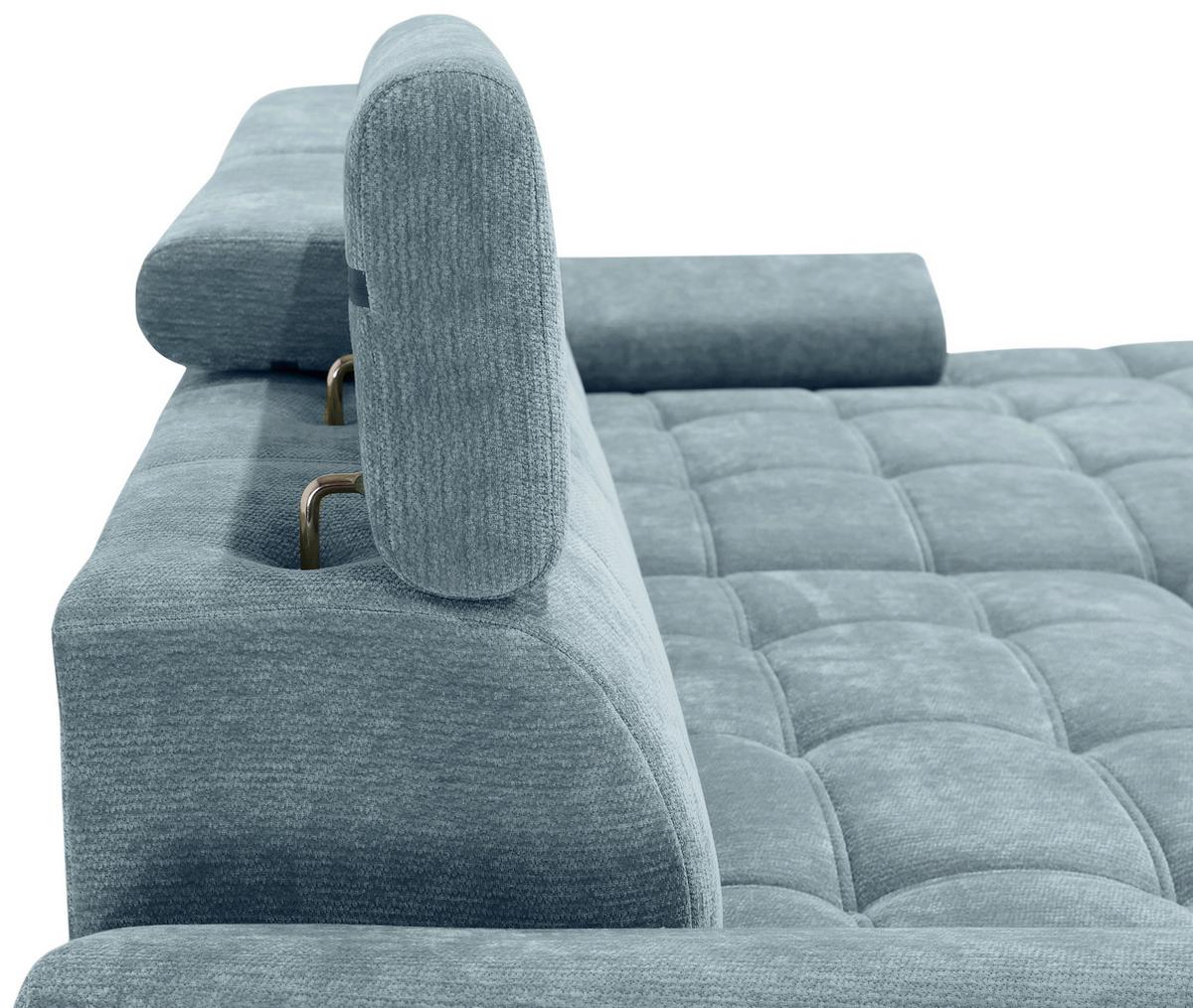 Kutna Garnitura Vegas - boje mente/crna, Design, drvo/tekstil (294/173cm) - Modern Living