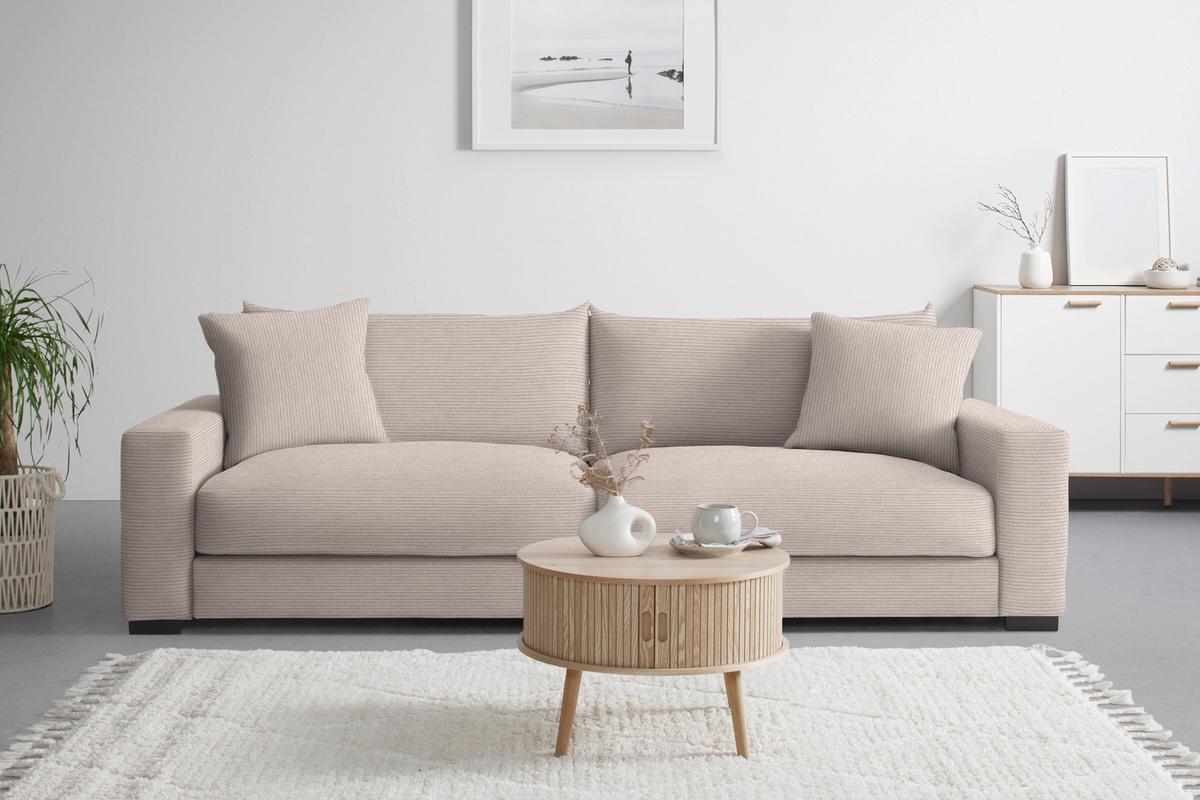Megasofa Pedro Rosa - Rosa, MODERN, Holz/Holzwerkstoff (261/83/124cm) - Mömax