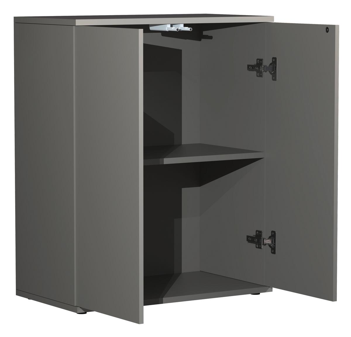 KOMMODE DALOSA - Grau, Design, Holzwerkstoff (60/73/32cm) - MID.YOU