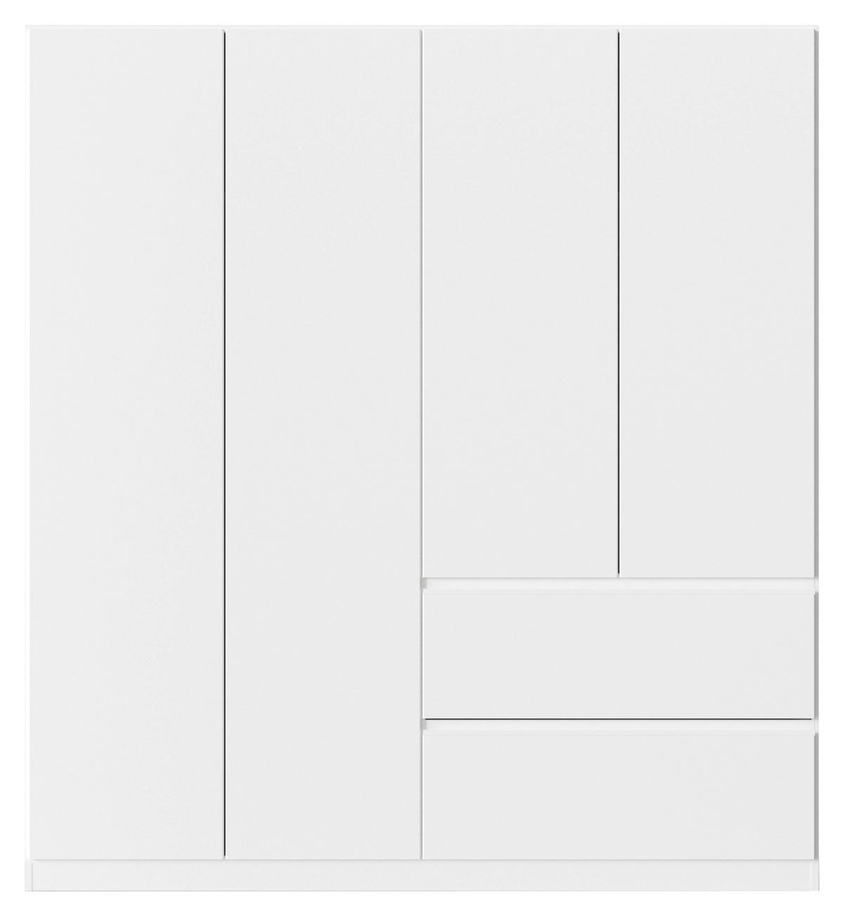 Omara S Klasičnimi Vrati Costa, Bela - bela, Moderno, leseni material (181/197/54cm) - Rauch Möbel