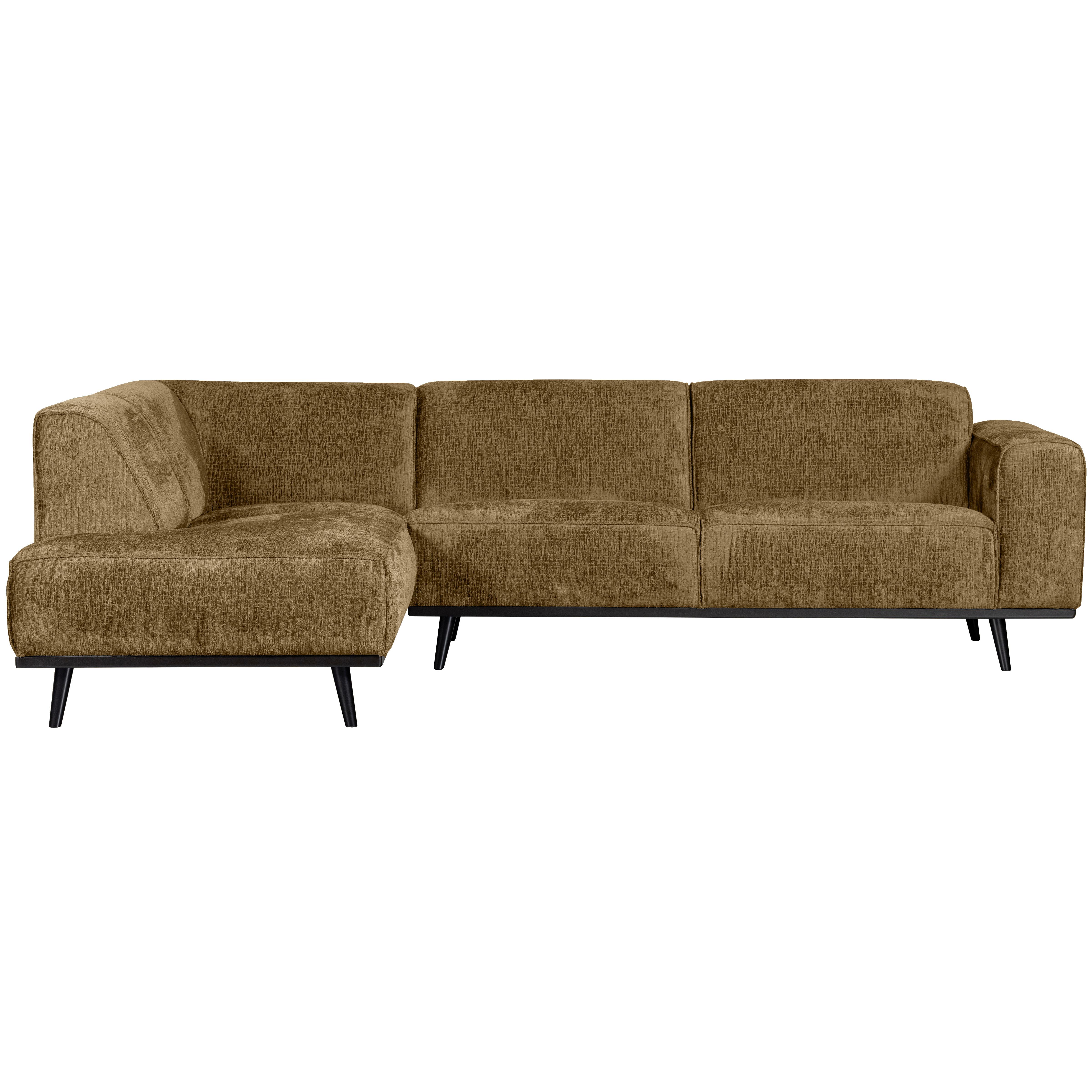 ECKSOFA Statement Gelb S: 210x274cm - Gelb/Schwarz, Design, Holz/Textil (210/274cm) - Livetastic