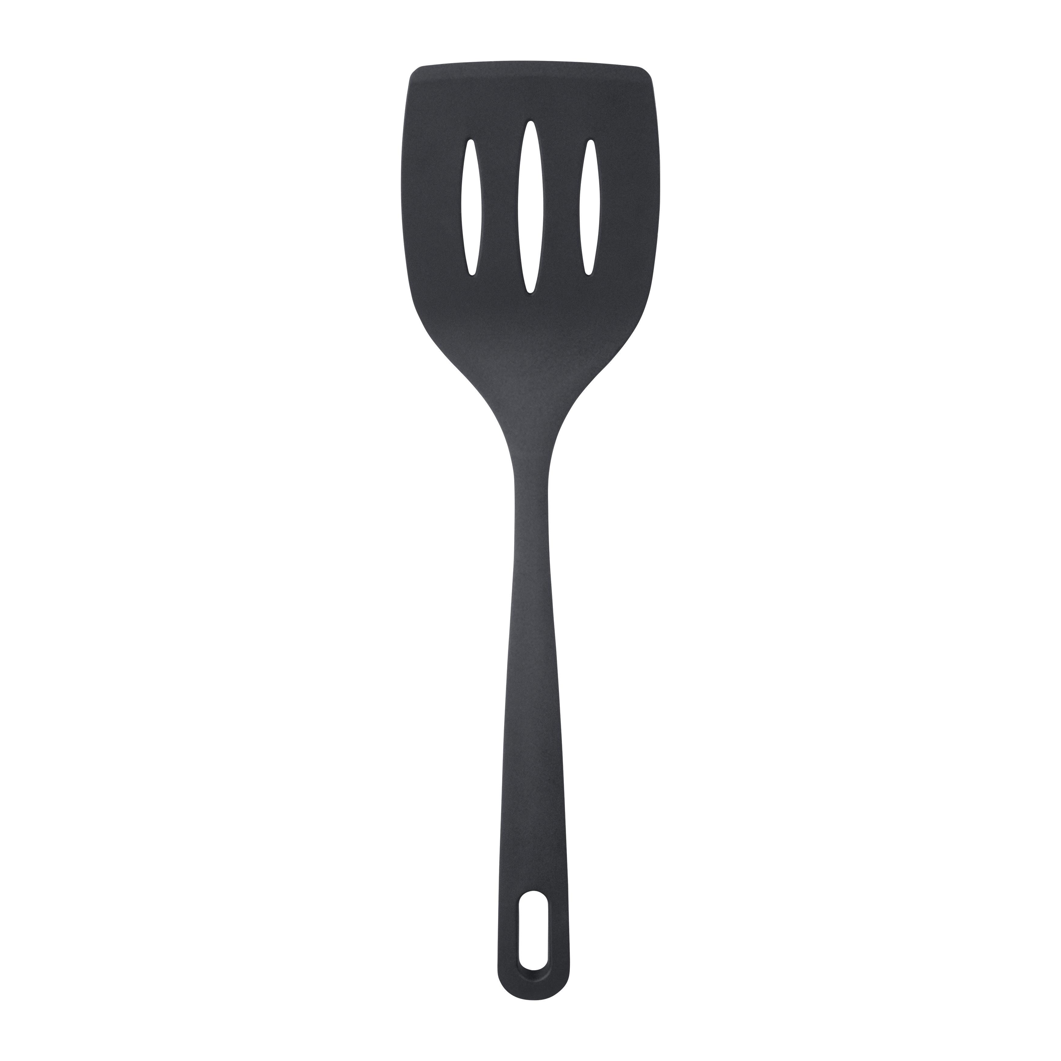 Paletă pentru gătit Kiki - gri închis, Konventionell, plastic (8,4/31,2cm) - Mömax