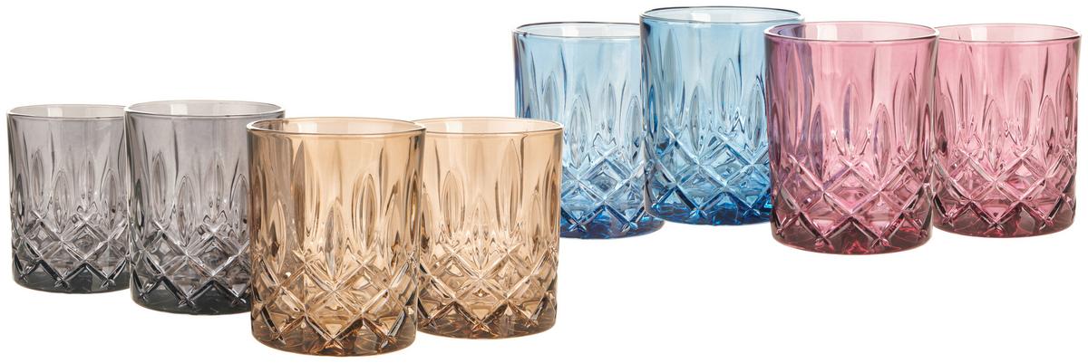 KOMPLET SZKLANEK DO WHISKY 104245 - szary, Lifestyle, szkło - Nachtmann