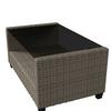 UTEMÖBLER SET HANNAH - grå, Basics, metall/textil (55,5/92,5/42cm) - Mömax