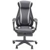 KONTORSSTOL CLIO -EXKLUSIV- - grå/svart, Modern, metall/textil (64/110-117-5/60,5cm) - Mömax