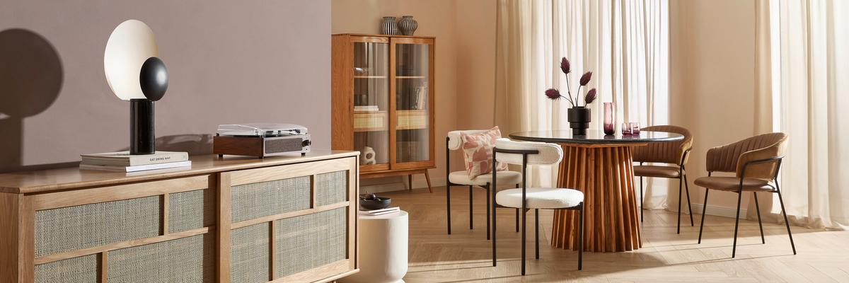 Stol Tedio, Bela - črna/bela, Basics, kovina/tekstil (55/78/56cm) - MID.YOU